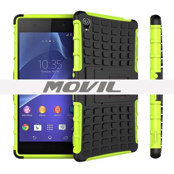 NP-1904 2 en 1 funda para Sony Z3 con soporte-13